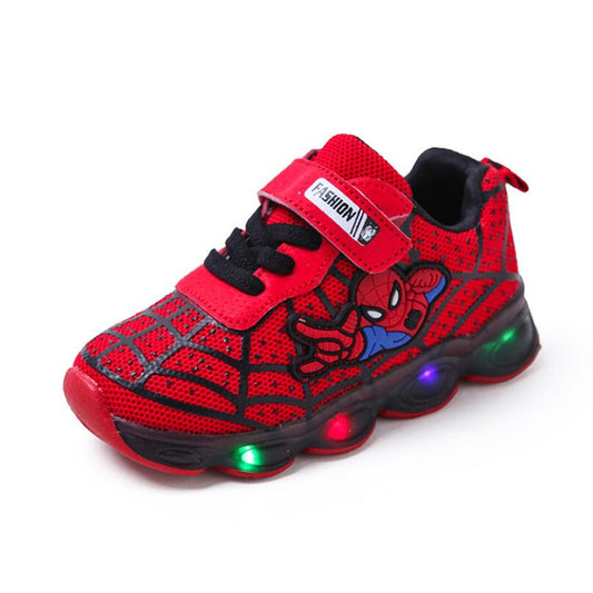 Led Spiderman Kids Shoes