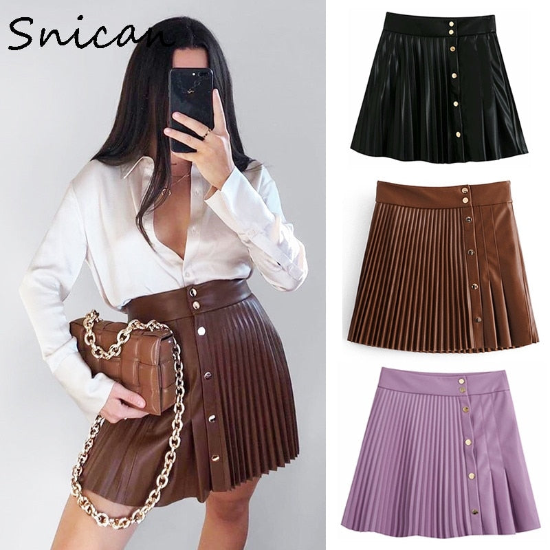 Mini pleated skirt 2021