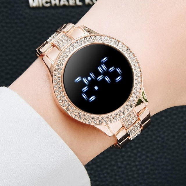 Luxury Digital Magnet Watches For Women