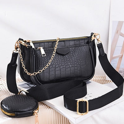 Women's Shoulder Bag 3 Pcs/Set