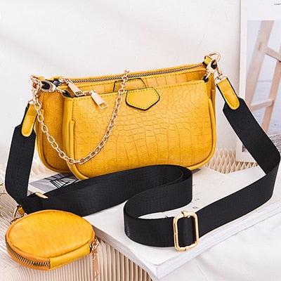 Women's Shoulder Bag 3 Pcs/Set