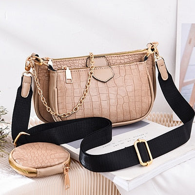 Women's Shoulder Bag 3 Pcs/Set