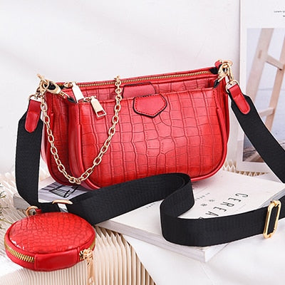 Women's Shoulder Bag 3 Pcs/Set