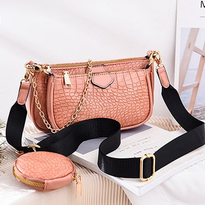 Women's Shoulder Bag 3 Pcs/Set