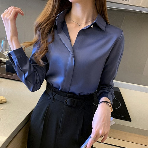 Silk Shirts Women  Shirt