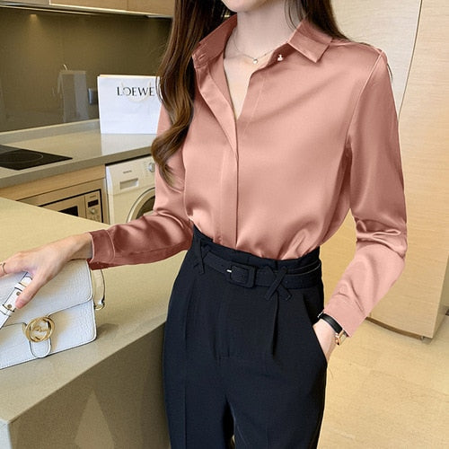 Silk Shirts Women  Shirt