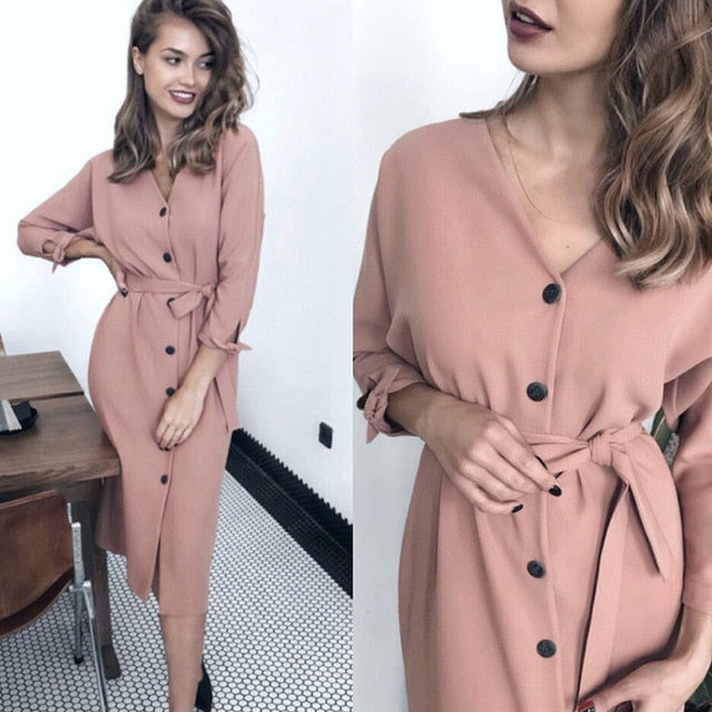 Long Sleeve Women Dress