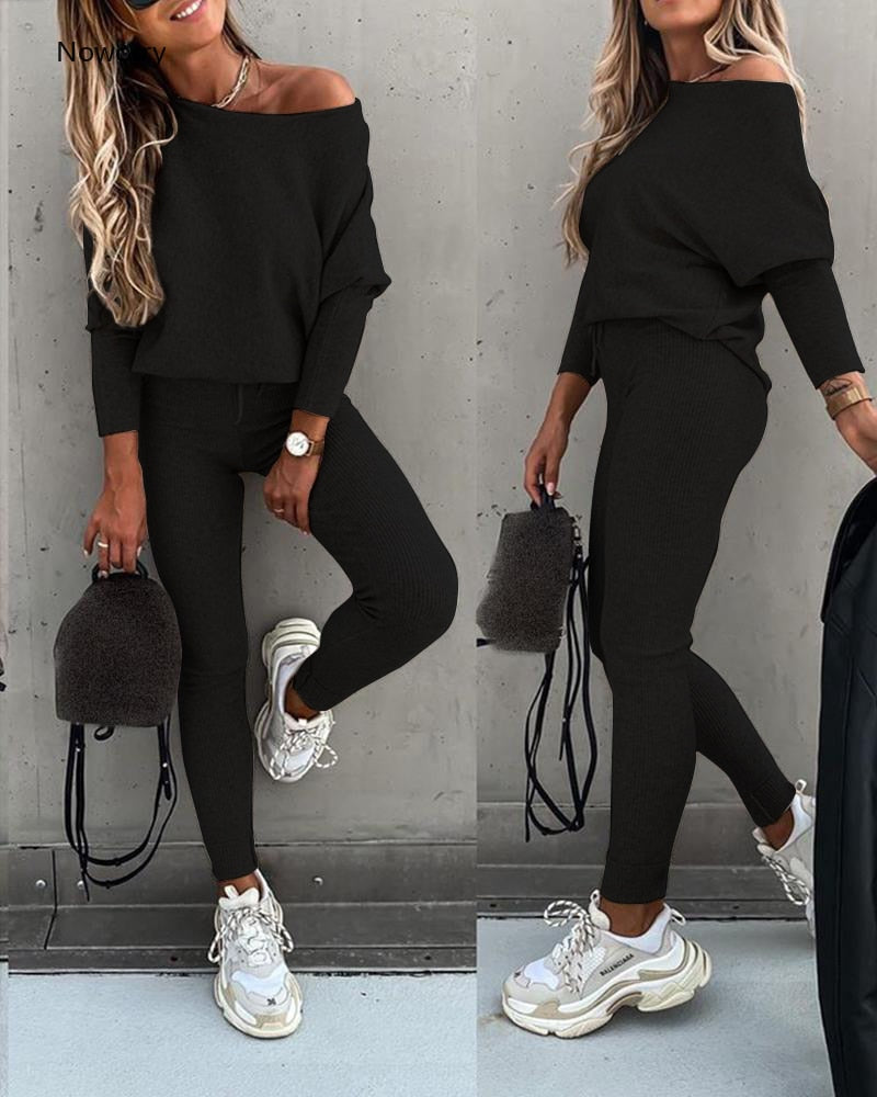 Ladies Long sleeve 2 Pieces Sets