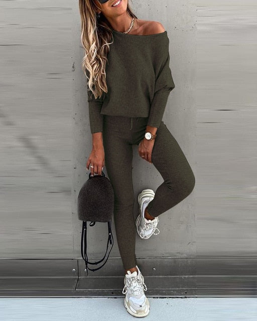 Ladies Long sleeve 2 Pieces Sets