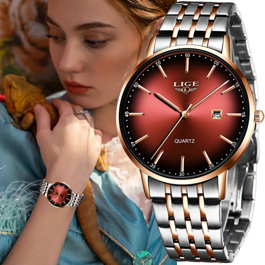 2021 LIGE Luxury women watches