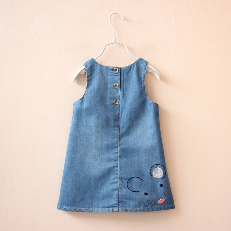 Girls denim Vest Dress