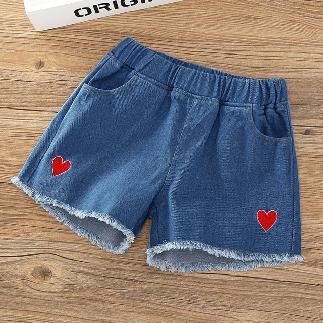 Girls Denim Shorts