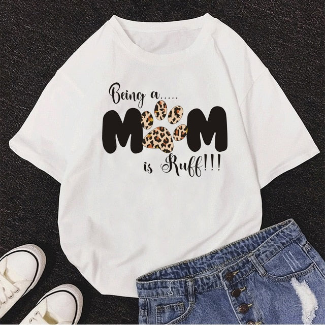 T shirt Women Mother's Love Print