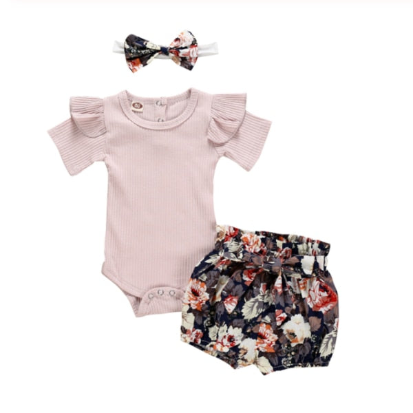 3PCS Infant Baby Girls