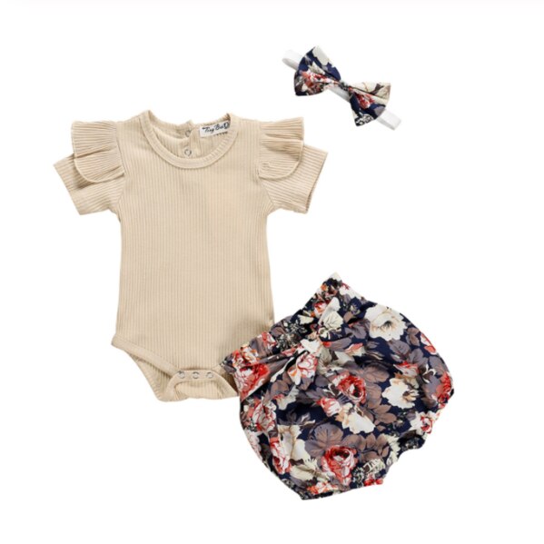 3PCS Infant Baby Girls