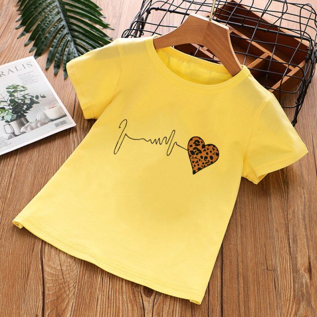 2021 New Cartoon Casual TShirts For Girls