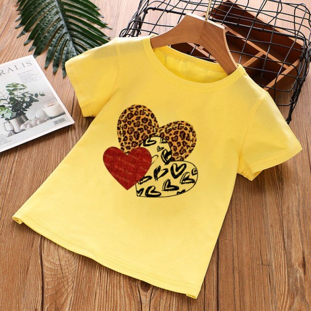 2021 New Cartoon Casual TShirts For Girls