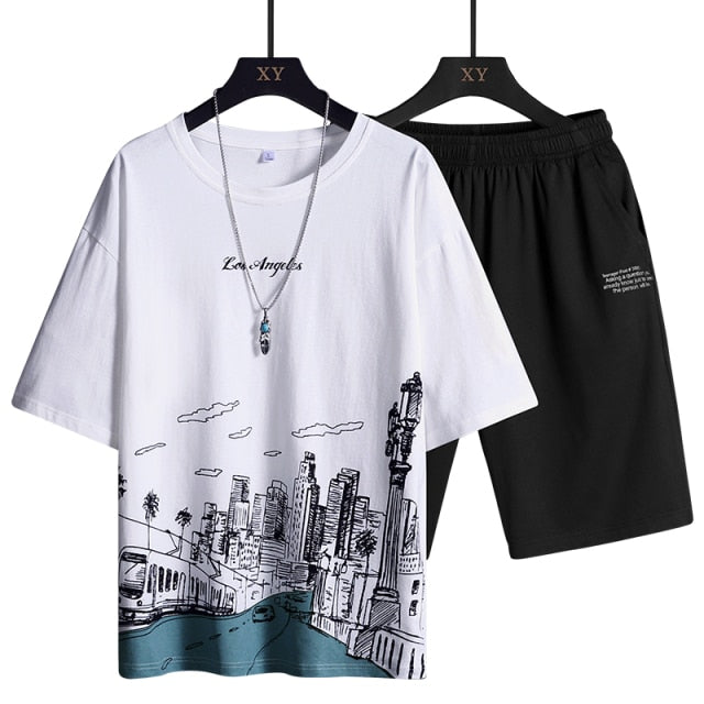 GF Summer Men's Sportwear 2Pcs Sets.