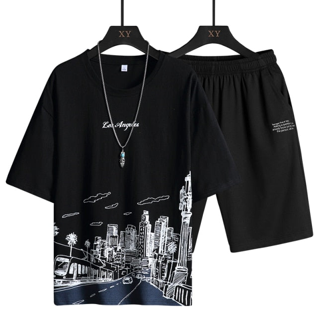 GF Summer Men's Sportwear 2Pcs Sets.