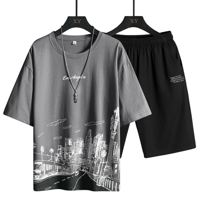 GF Summer Men's Sportwear 2Pcs Sets.