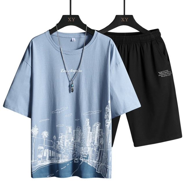 GF Summer Men's Sportwear 2Pcs Sets.