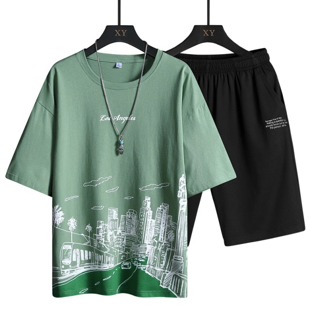 GF Summer Men's Sportwear 2Pcs Sets.