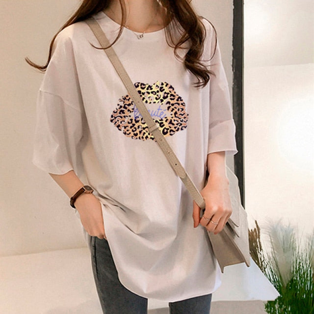 T-shirt top women's summer