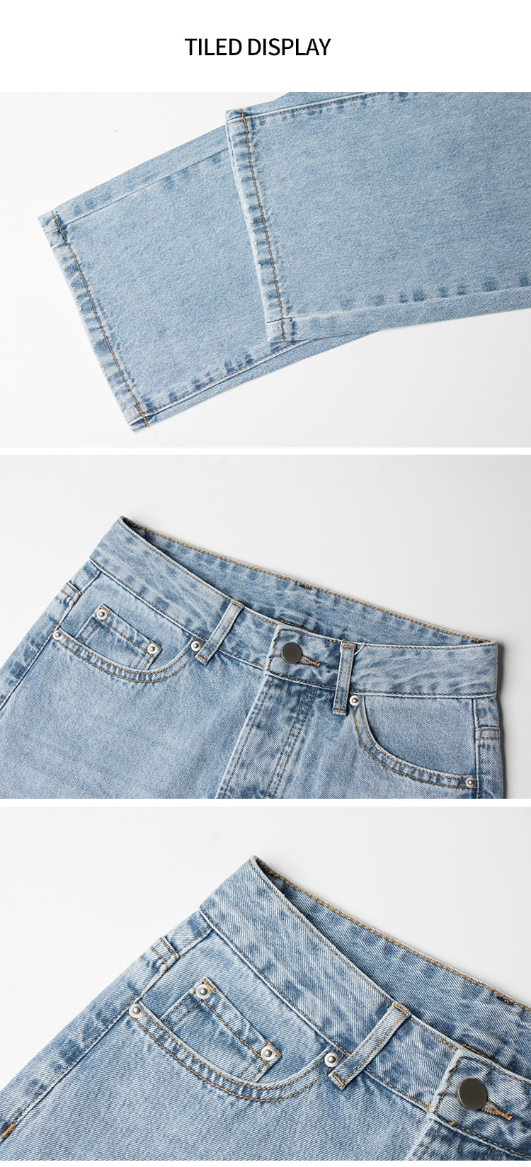 High Waist Loose Comfortable Jeans For Women