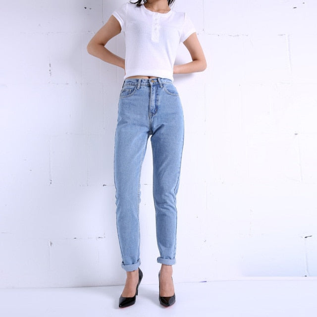 2021 Harem Pants Vintage High Waist Jeans