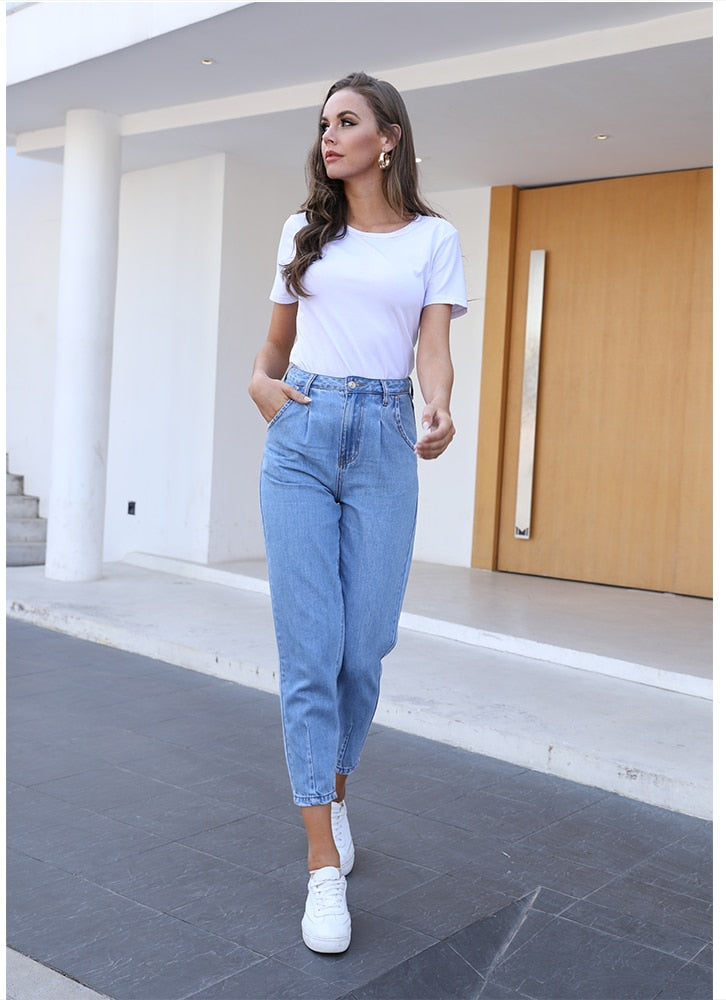 2021 Depony High Waist Jeans Women