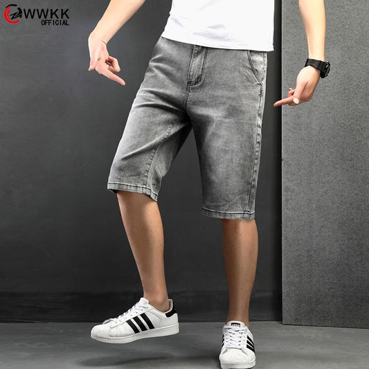 2021 Summer New Men's Slim Fit Short Jeans