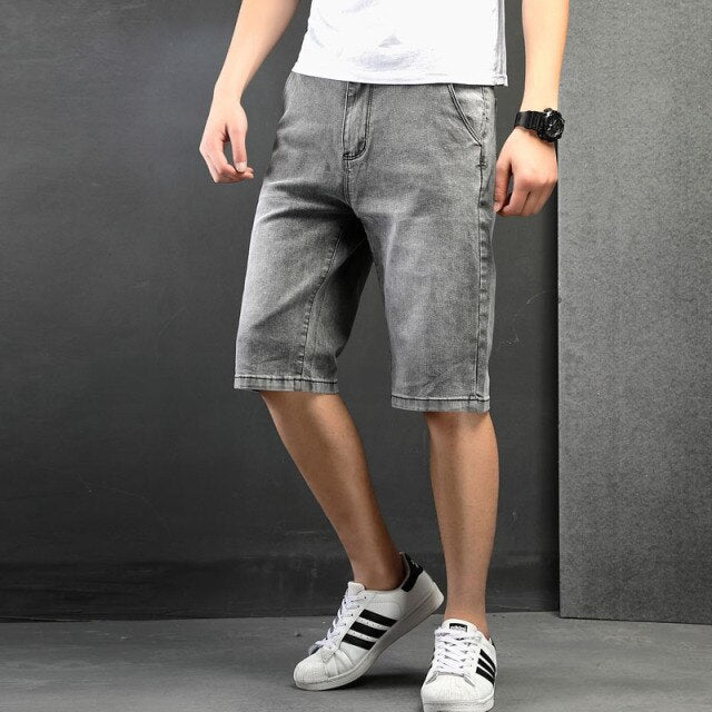 2021 Summer New Men's Slim Fit Short Jeans