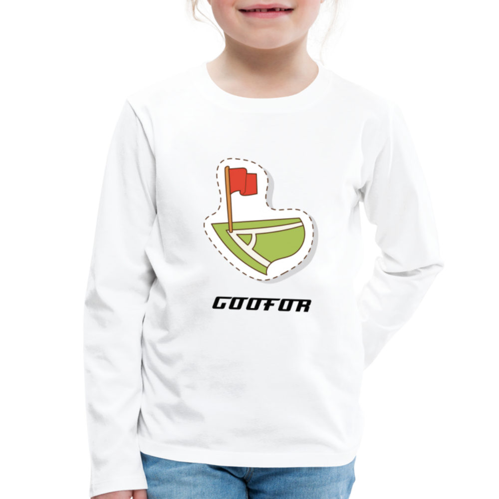 Kids' Premium Longsleeve Shirt - white