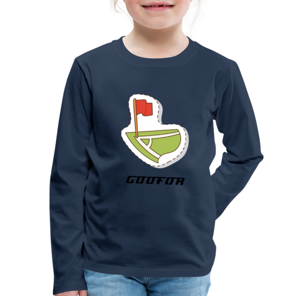 Kids' Premium Longsleeve Shirt - navy