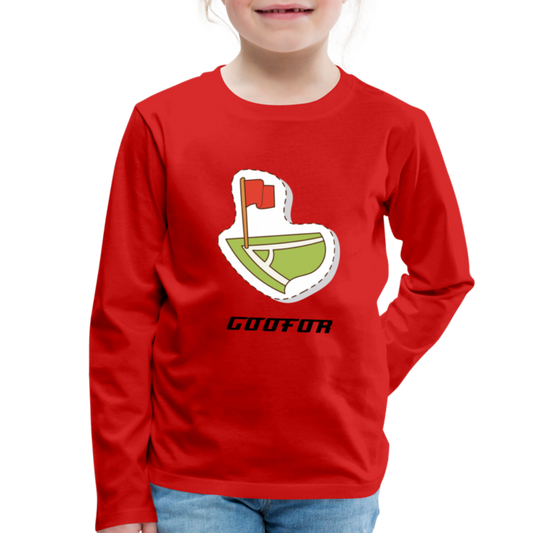 Kids' Premium Longsleeve Shirt - red