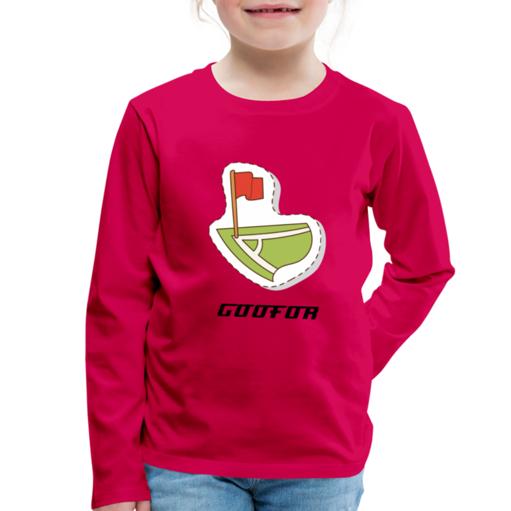 Kids' Premium Longsleeve Shirt - dark pink