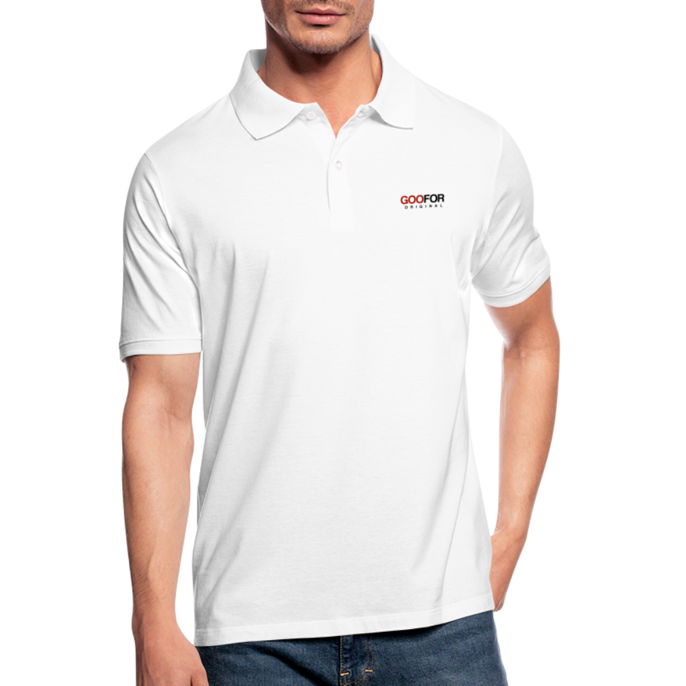 Men's Polo Shirt slim - white