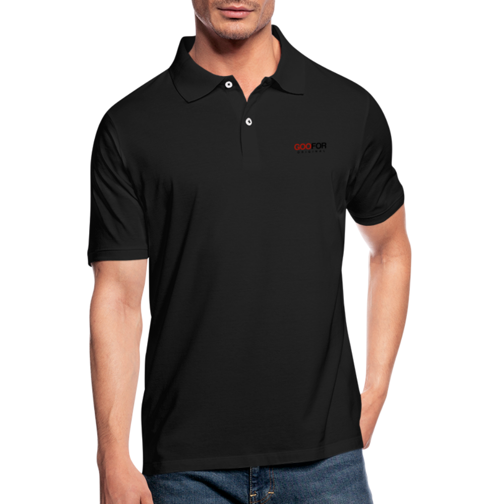 Men's Polo Shirt slim - black