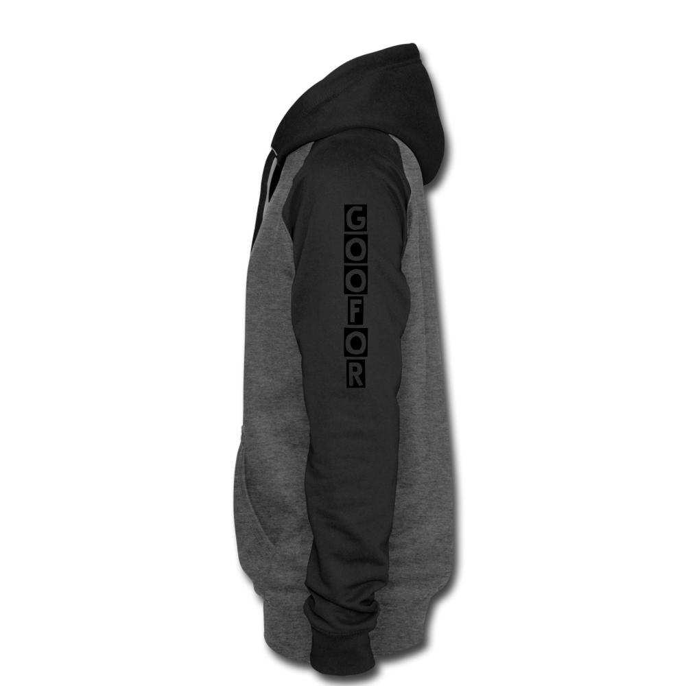 Unisex Baseball Hoodie - graphite/black