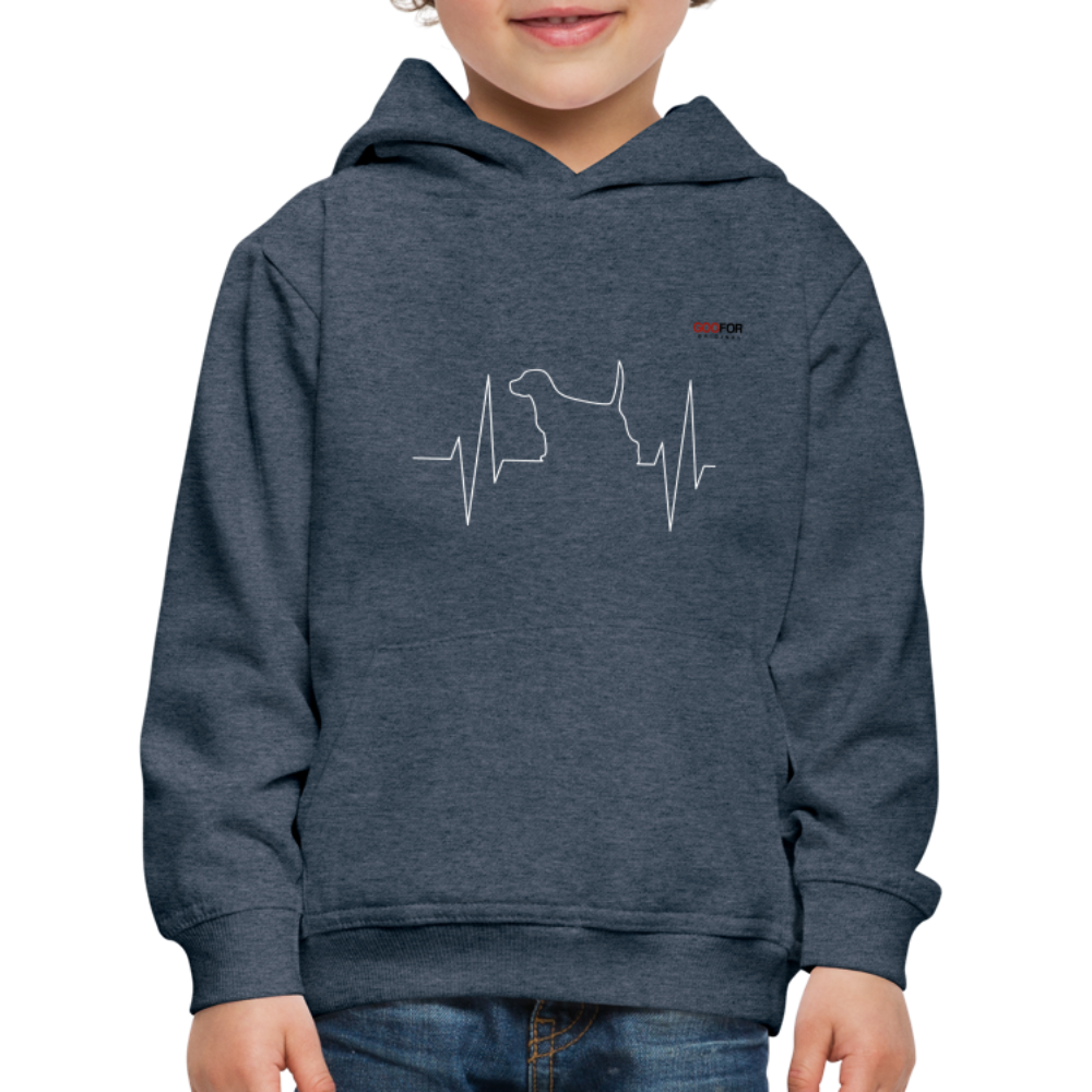 Kids' Premium Hoodie - heather denim